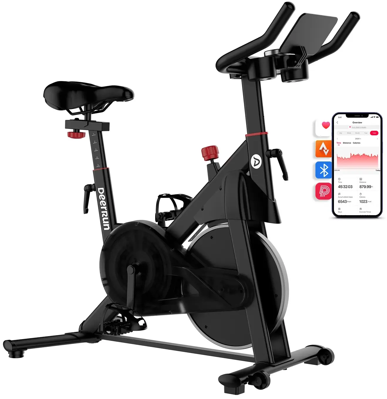 Велотренажер DeerRun S500 Pro (Black) - 2