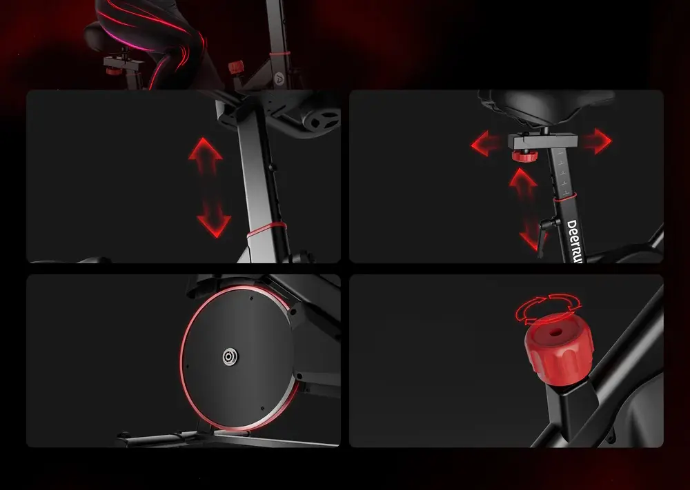 Велотренажер DeerRun S500 Pro (Black) - 7