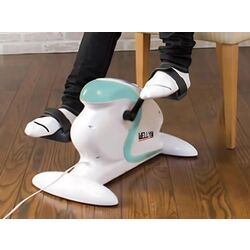 Mini bicicleta fitness Everfit Welly E (White/Blue) Thumb