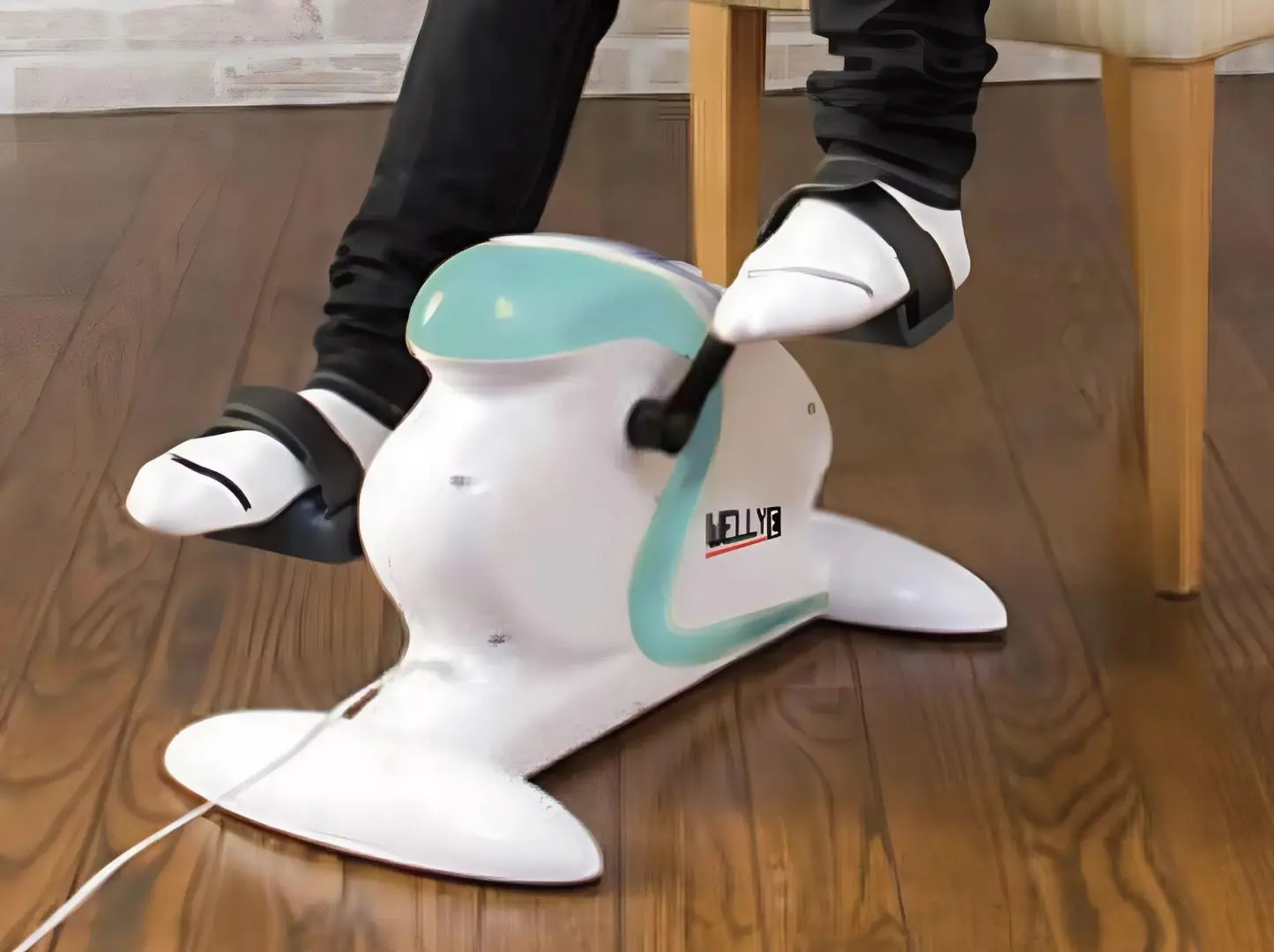 Mini bicicleta fitness Everfit Welly E (White/Blue)