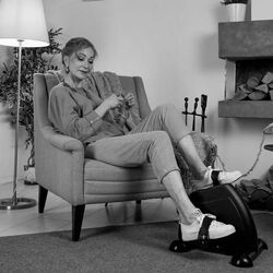 Мини велотренажер Everfit Welly M (White/Blue) Thumb