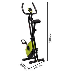 Bicicleta fitness Everfit BFK Slim (Black/Green) Thumb