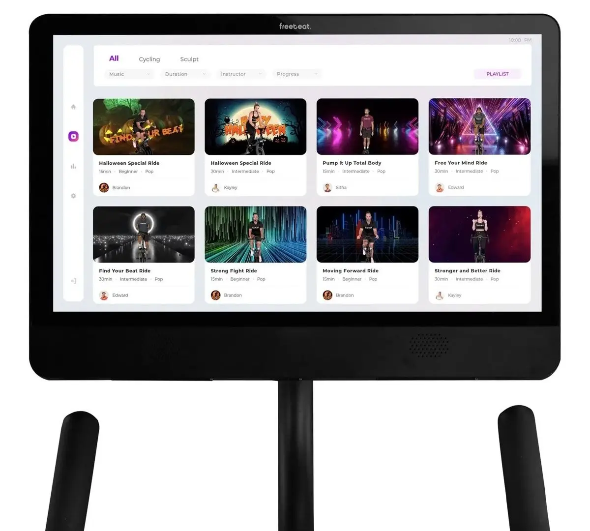 Bicicleta fitness Freebeat Lit Bike (Black)