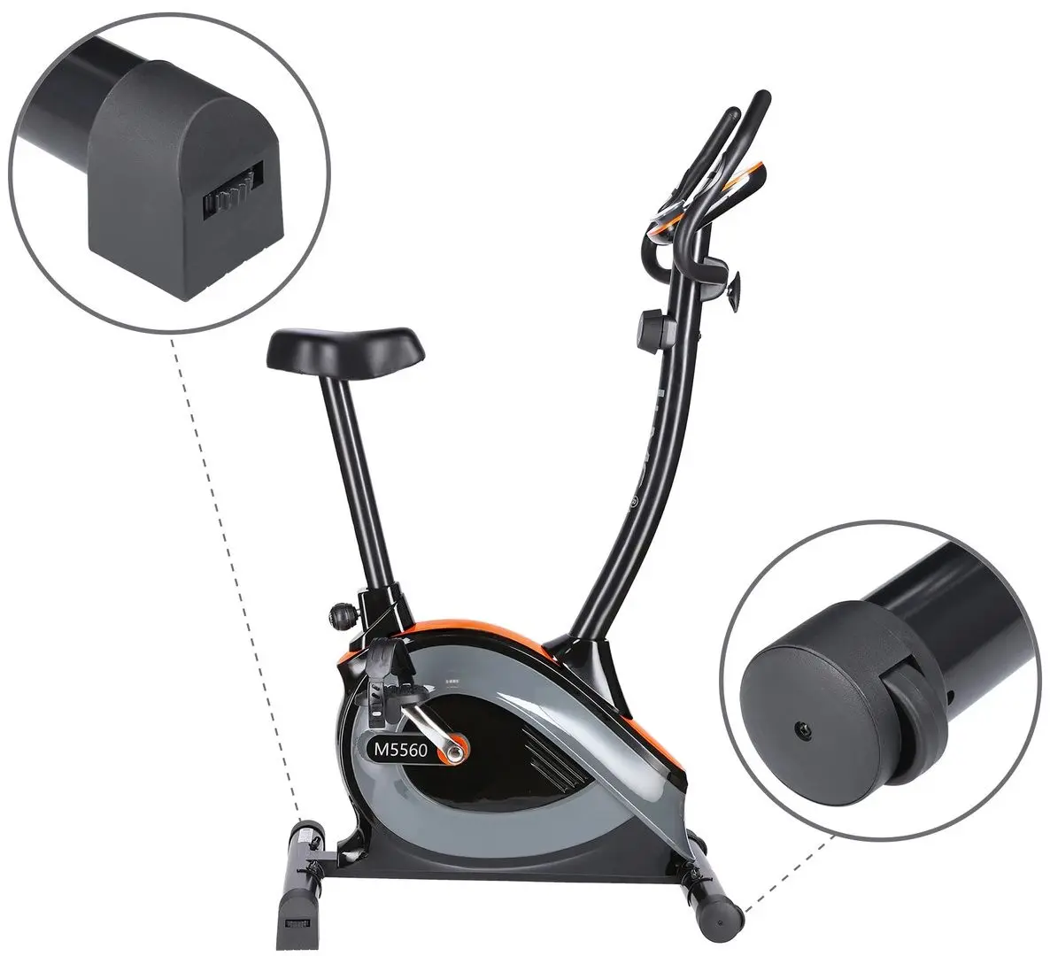 Велотренажер HMS M5560-i (Black/Grey)