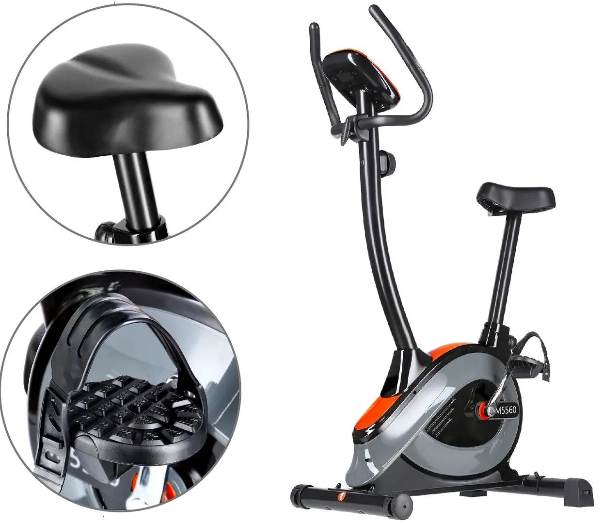 Велотренажер HMS M5560-i (Black/Grey)