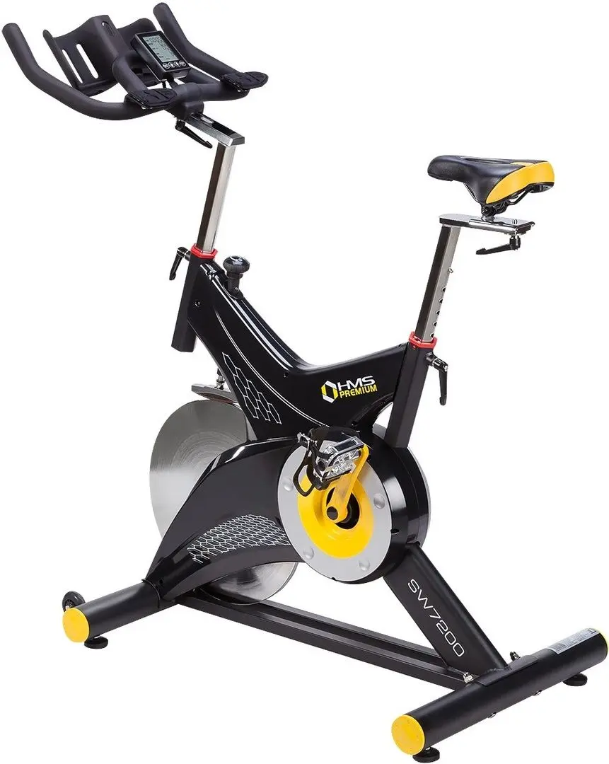Bicicleta fitnes HMS Premium SW7200 (Black/Yellow)