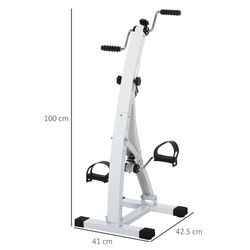 Мини велотренажер Homcom A90-158 (White) Thumb