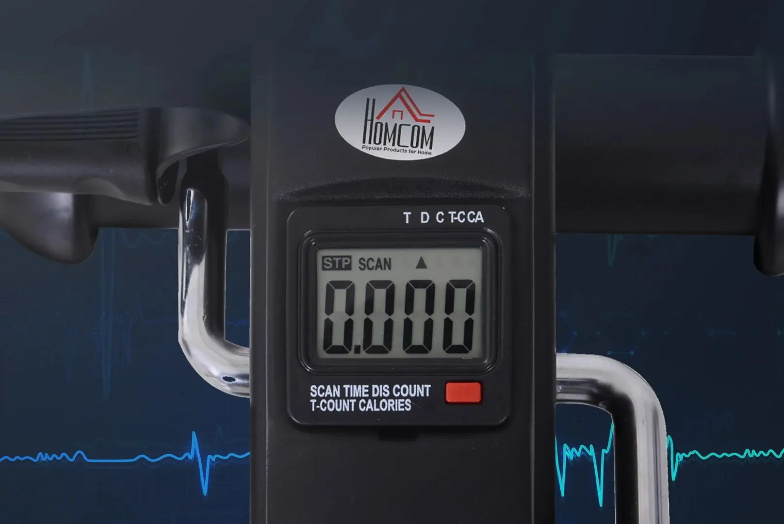 Mini bicicleta fitness Homcom A90-179BK (Black)