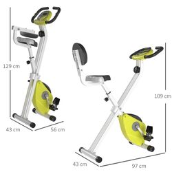 Велотренажер Homcom A90-192YL (Yellow/White) Thumb