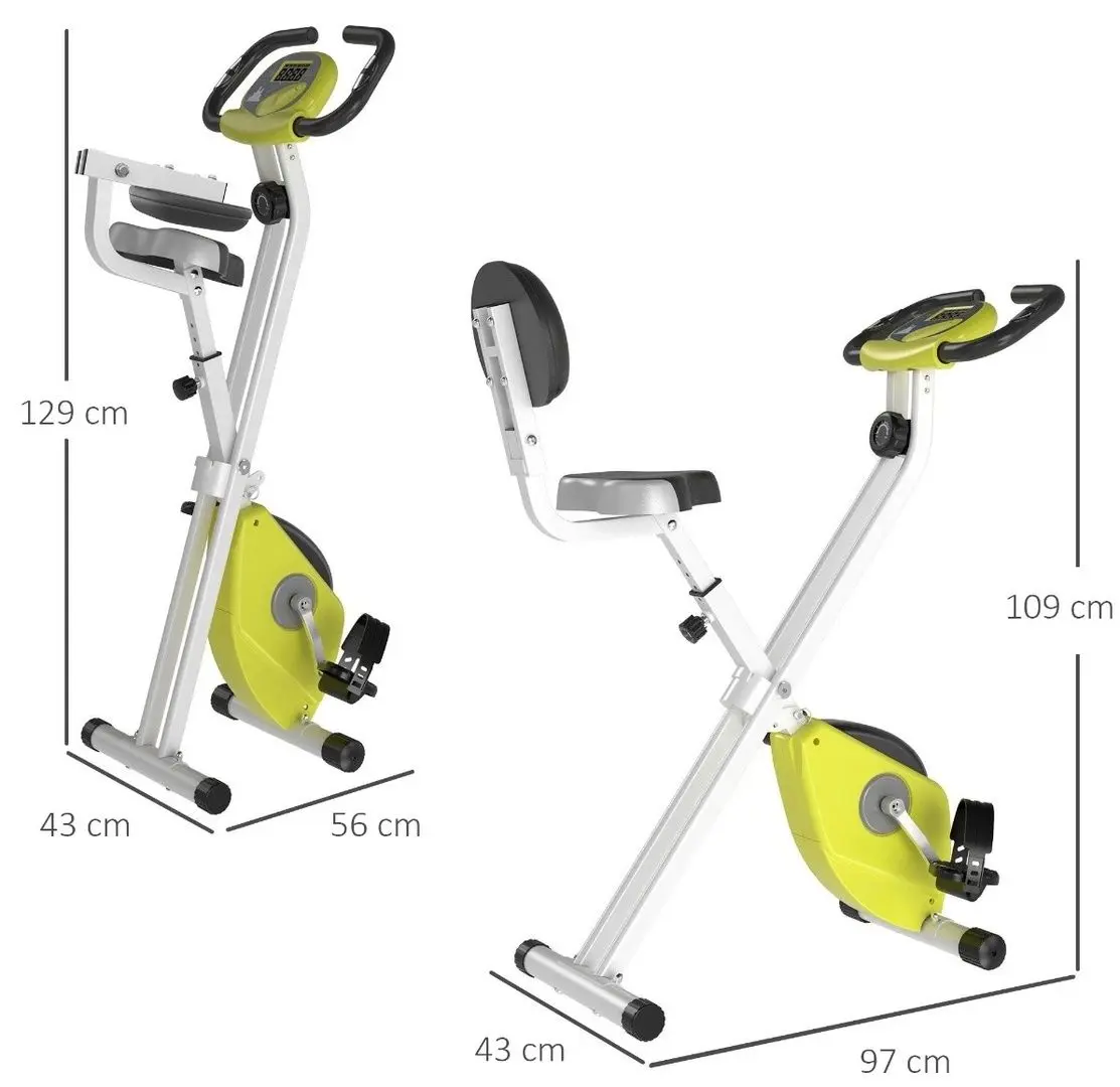 Велотренажер Homcom A90-192YL (Yellow/White)