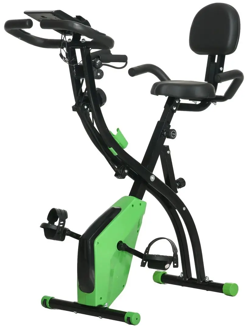 Bicicleta fitness Homcom A90-196GN (Black/Green)