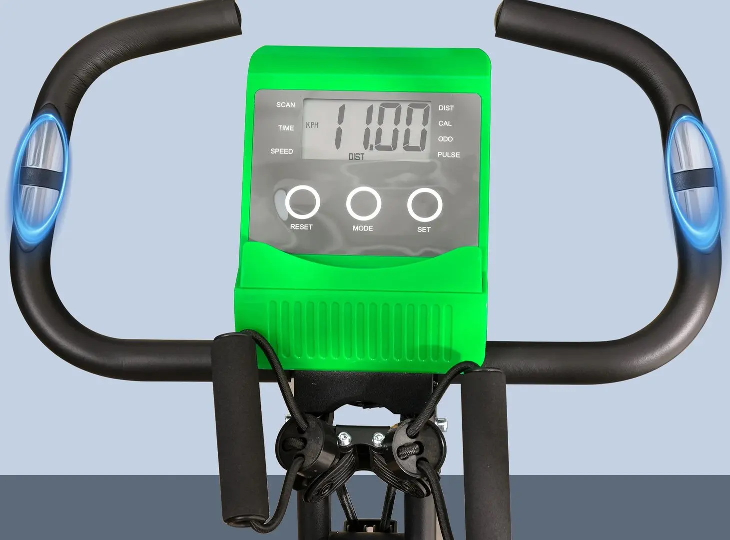 Bicicleta fitness Homcom A90-196GN (Black/Green)