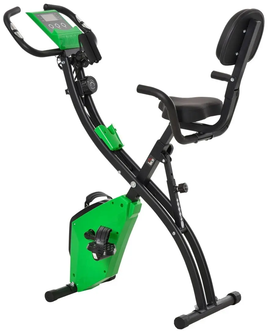 Bicicleta fitness Homcom A90-196GN (Black/Green)