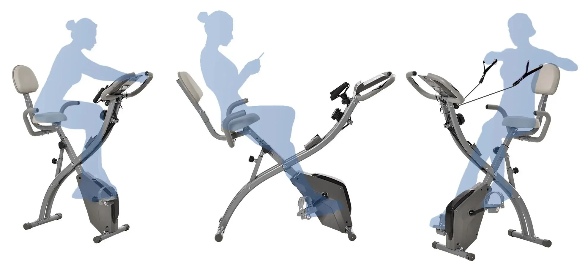 Велотренажер Homcom A90-196GY (Grey)