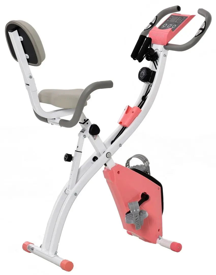 Велотренажер Homcom A90-196PK (White/Pink)