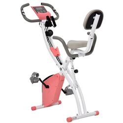 Bicicleta fitness Homcom A90-196PK (White/Pink)