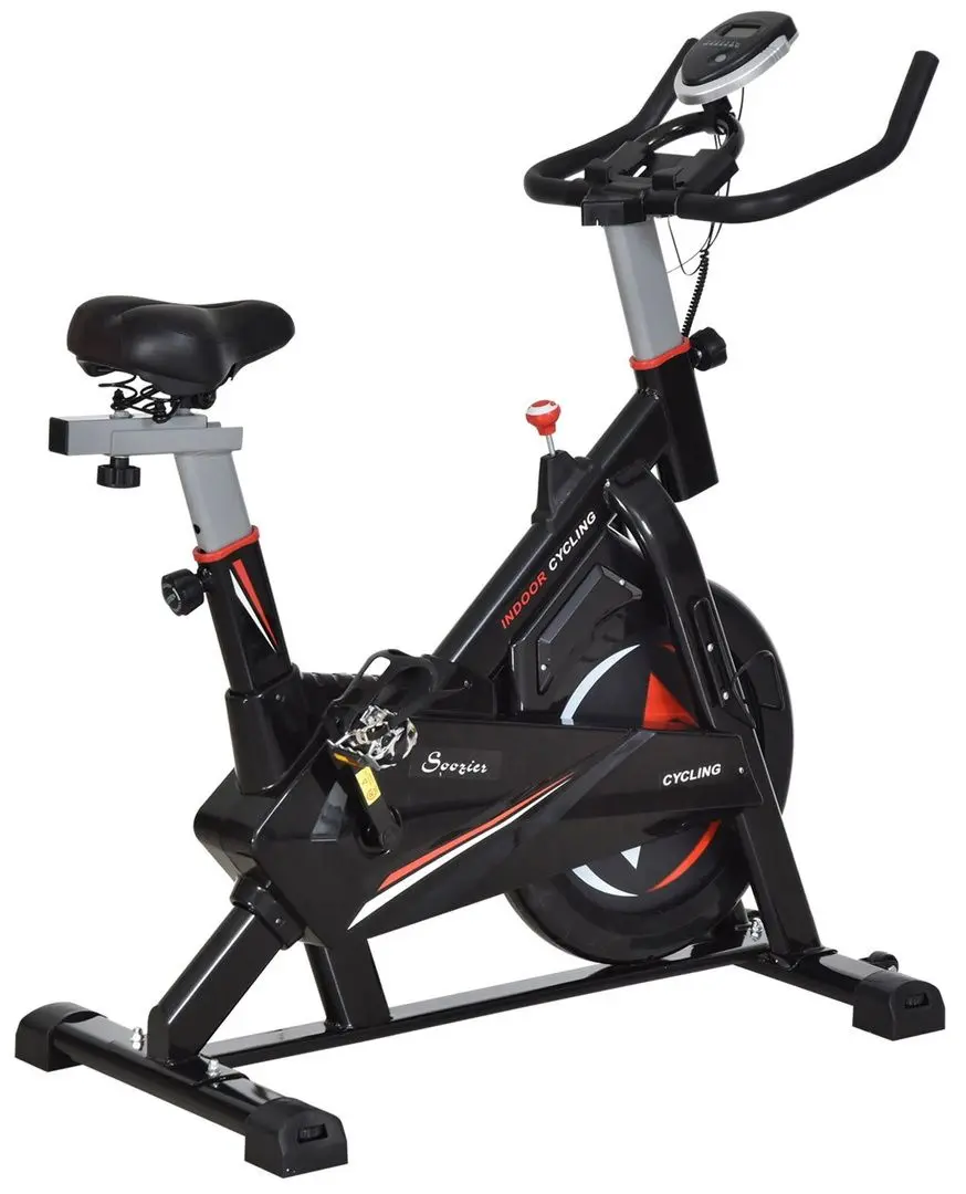 Bicicleta fitness Homcom A90-200 (Black)