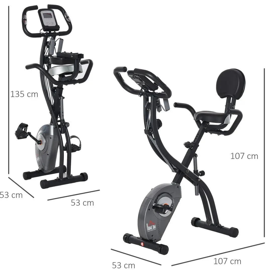 Велотренажер Homcom A90-228 (Black/Grey)