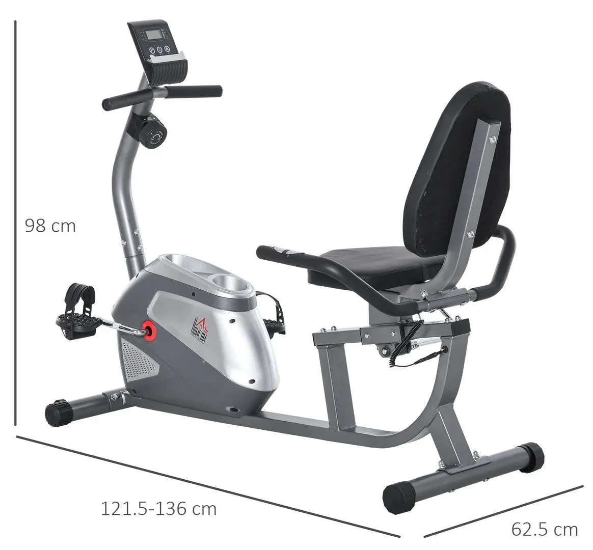 Bicicleta fitness Homcom A90-232 (Grey)