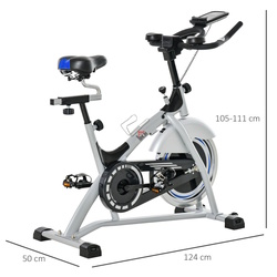 Велотренажер Homcom A90-254 (Silver/Black) Thumb