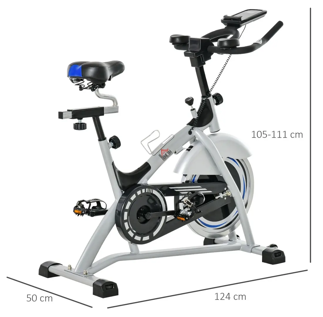 Велотренажер Homcom A90-254 (Silver/Black) - 2