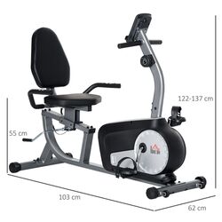 Велотренажер Homcom A90-301 (Black) Thumb