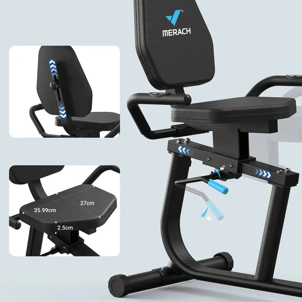Велотренажер Merach S23B1 (Black) - 4