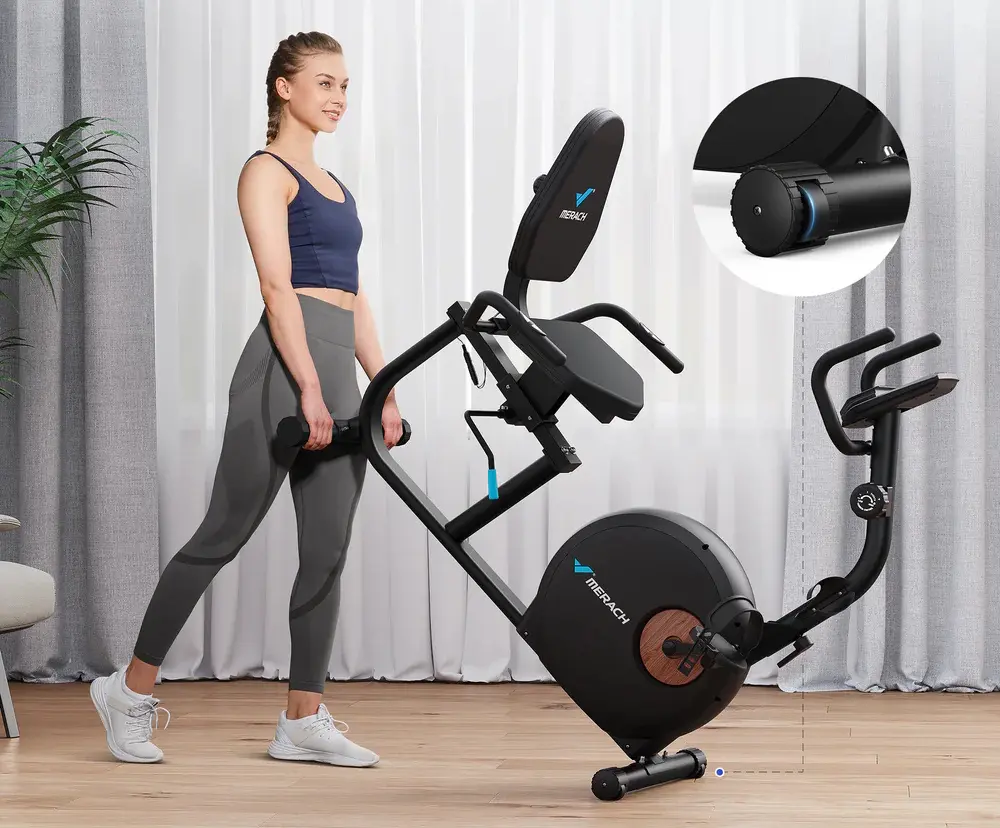 Велотренажер Merach S23B1 (Black) - 7