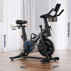 Bicicleta fitness Merach S26B2 (Black) Thumb