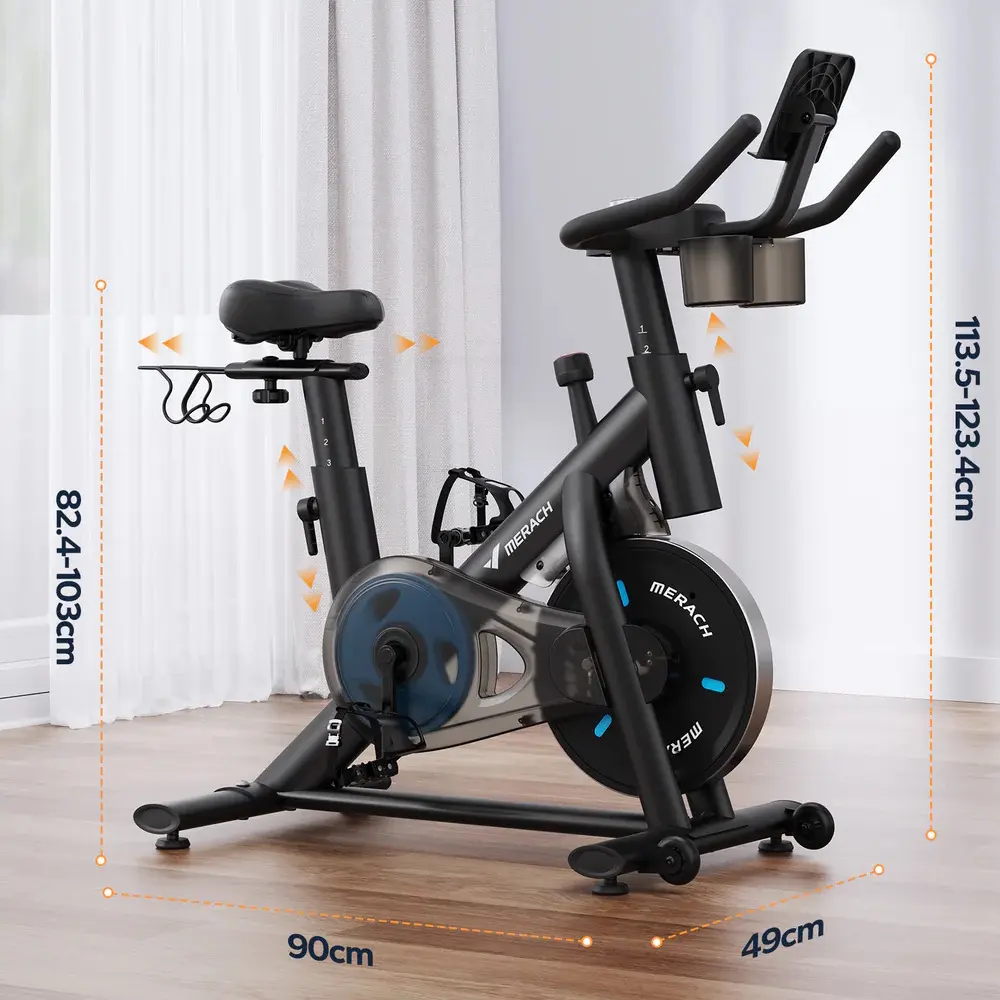 Bicicleta fitness Merach S26B2 (Black) - 8