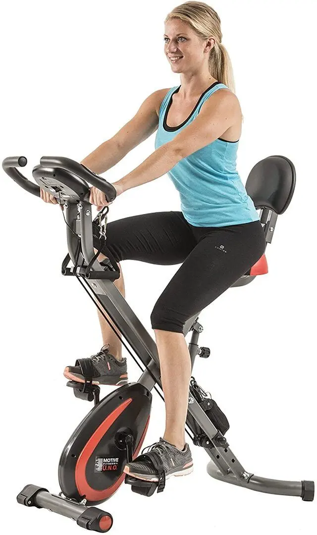 Велотренажер 2в1 Motive Fitness X-Bike (Black/Red)