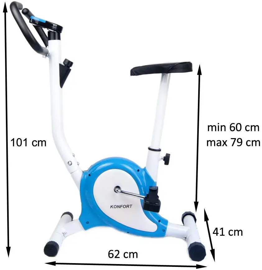 Велотренажер Sportmann Konfort SM1220 (White/Blue) - 5