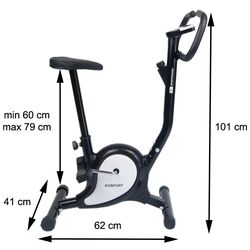 Bicicleta fitness Sportmann Konfort SM1221 (White/Black) Thumb