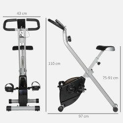 Bicicleta fitness Sportnow A90-360V00GY (Grey) Thumb