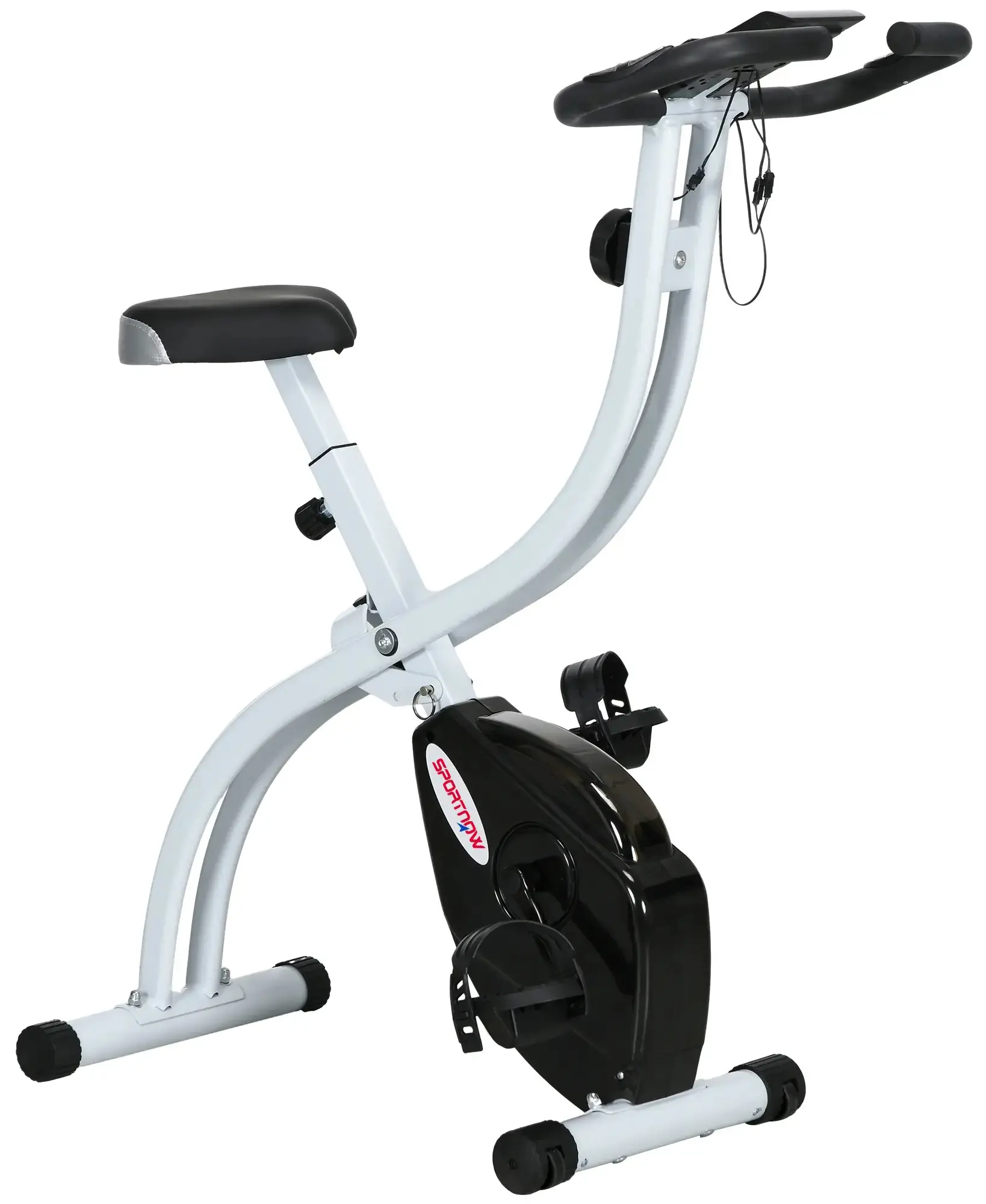 Bicicleta fitness Sportnow A90-361V00BK (Black/White) - 2