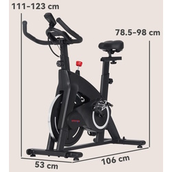 Bicicleta fitness SportNow A90-369V00BK (Black) Thumb