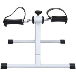 Мини велотренажер VidaXL 90628 (White/Black) Thumb