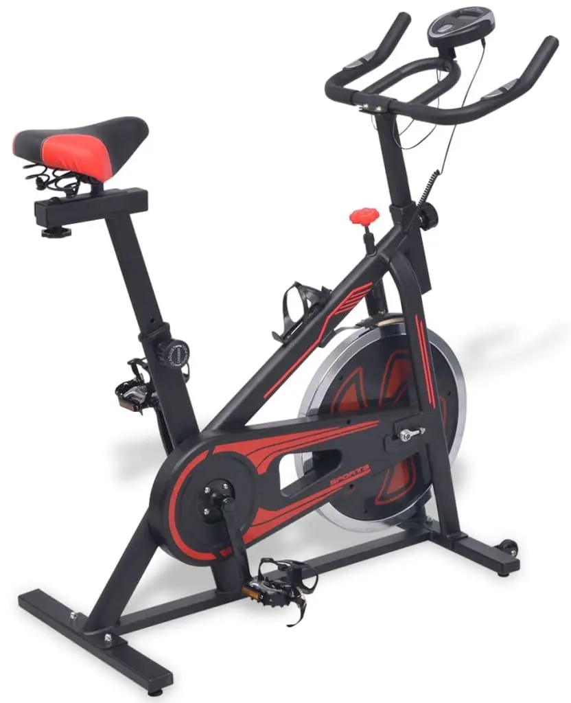 Велотренажер vidaXL 91190 (Black/Red)