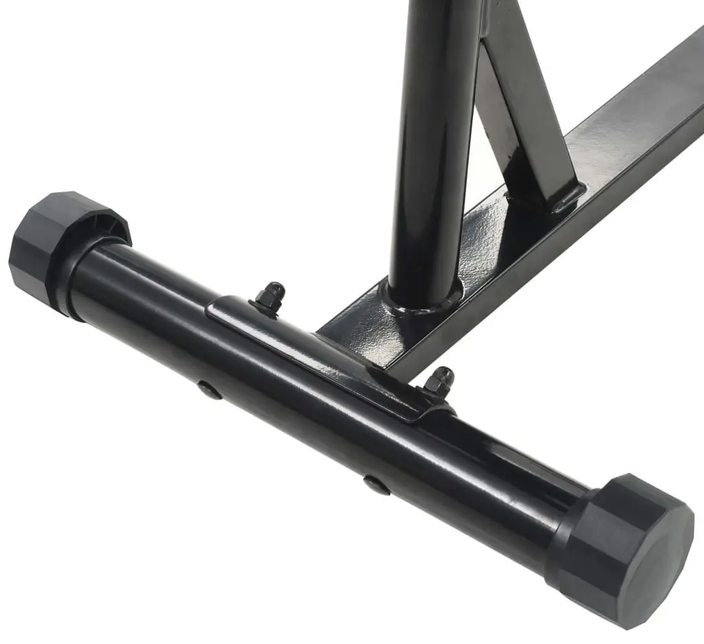 Bicicleta fitness VidaXL 91443 (Black/Grey)