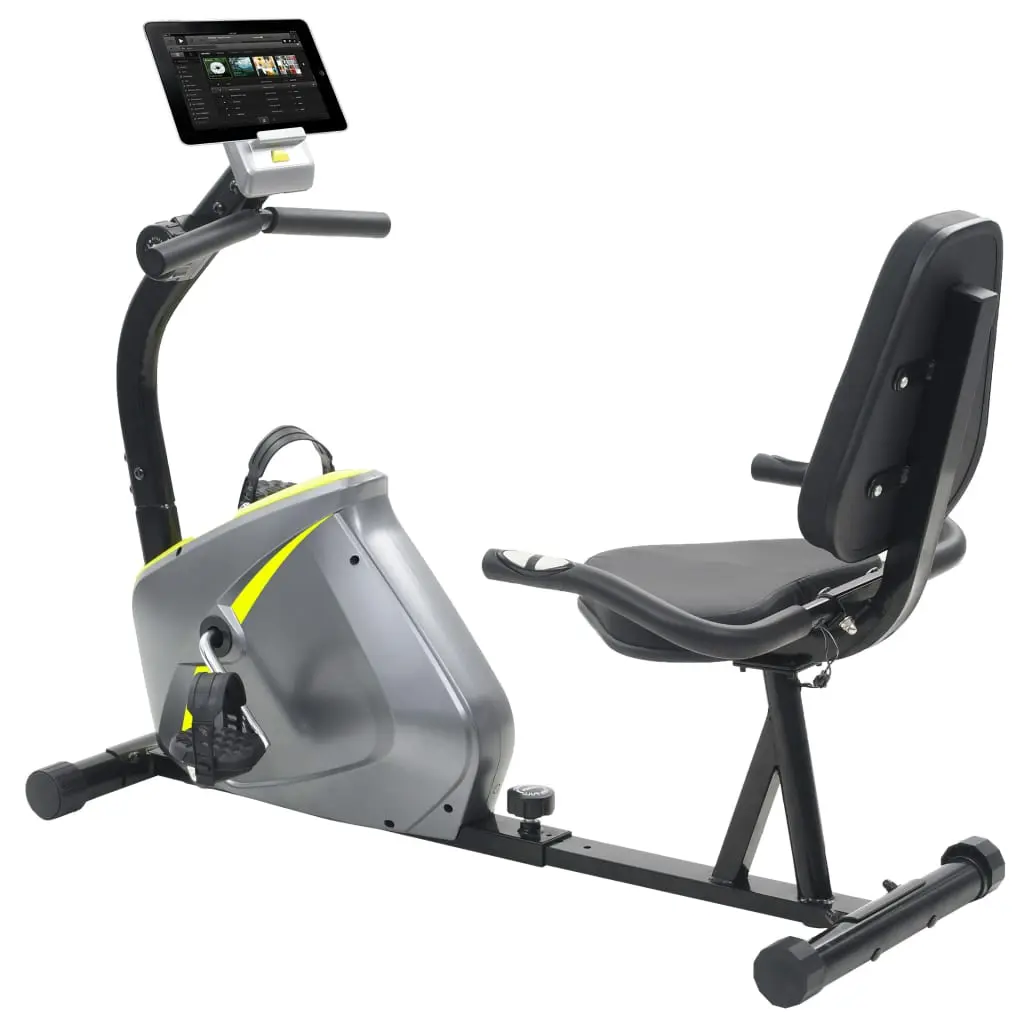 Bicicleta fitness VidaXL 91443 (Black/Grey)