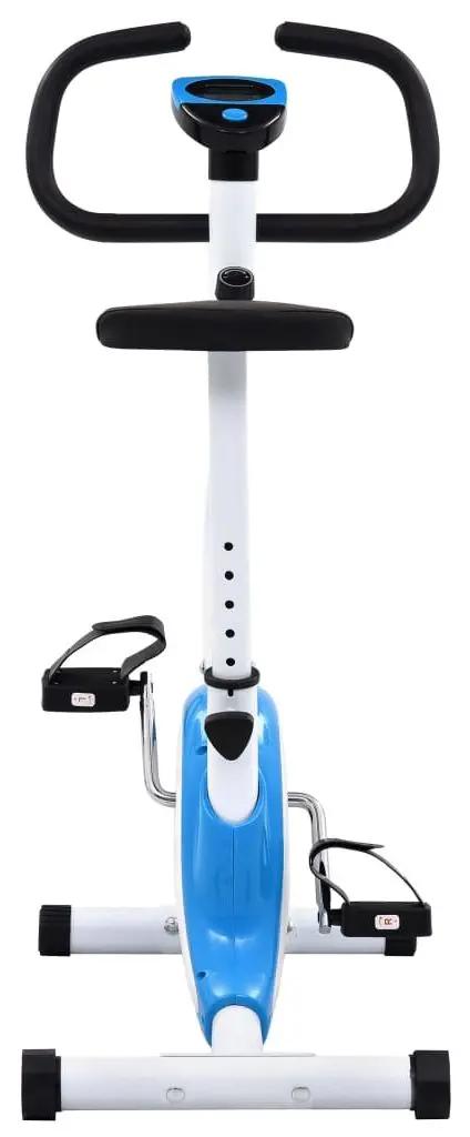 Велотренажер vidaXL 92010 (White/Blue)