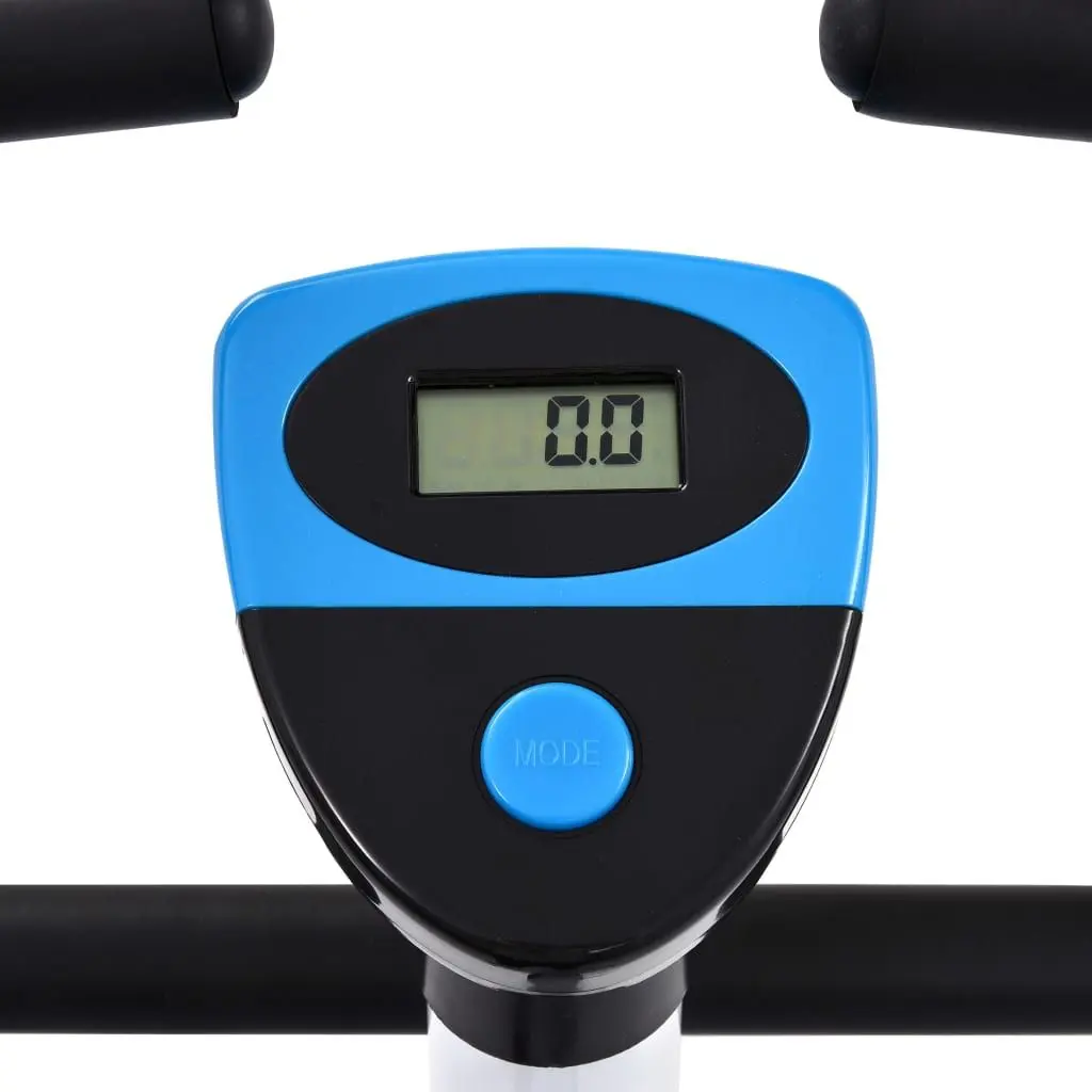 Велотренажер vidaXL 92010 (White/Blue)