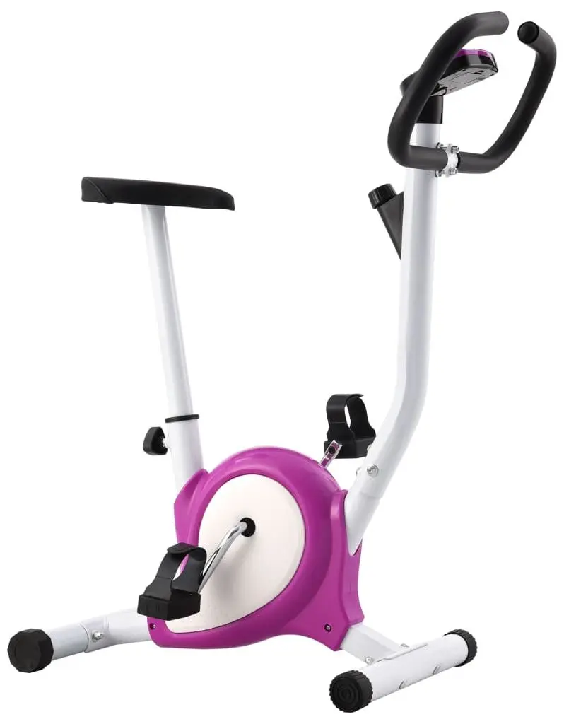 Велотренажер vidaXL 92011 (White/Violet)