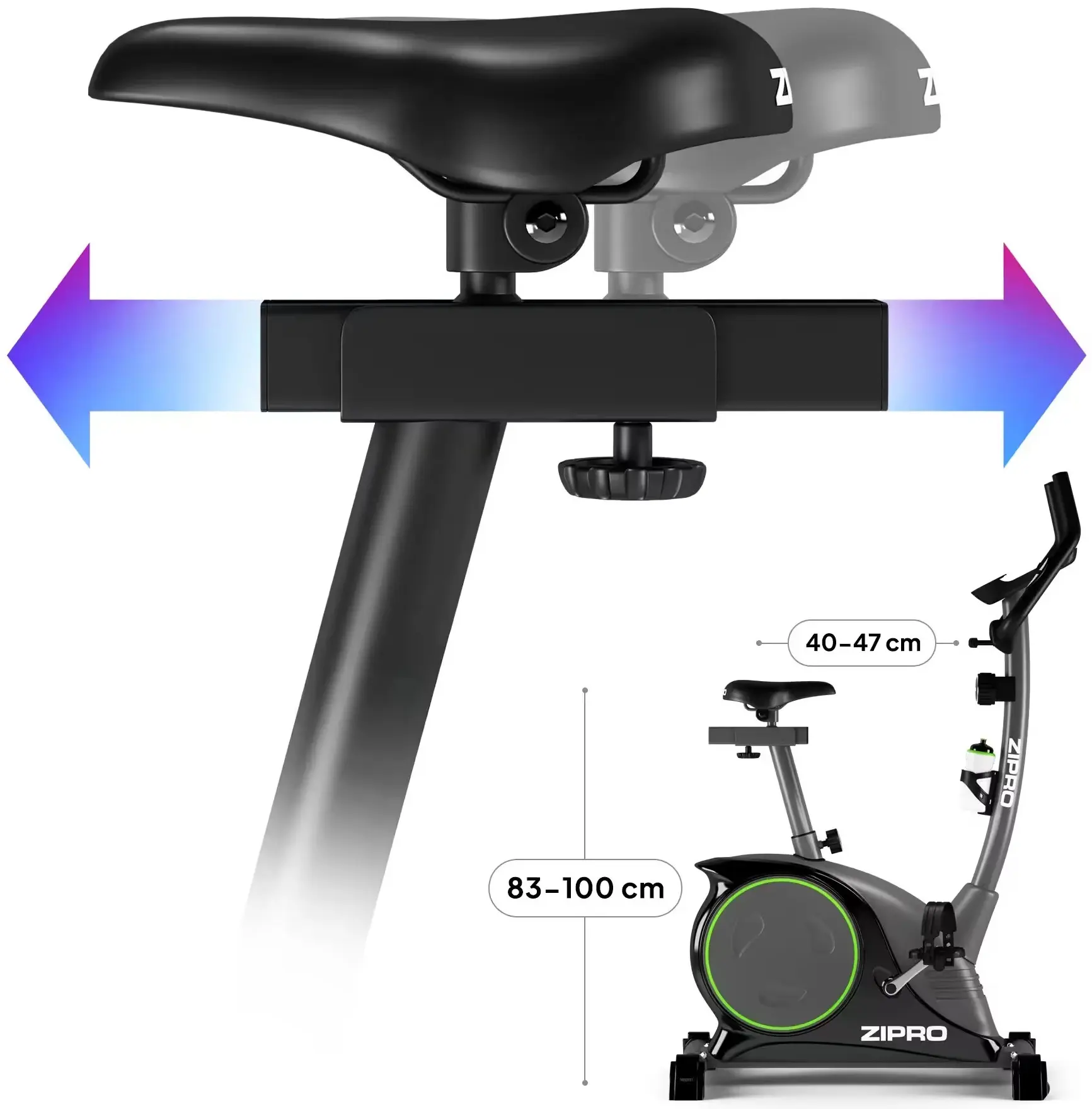 Велотренажер Zipro Nitro (Black) - 5