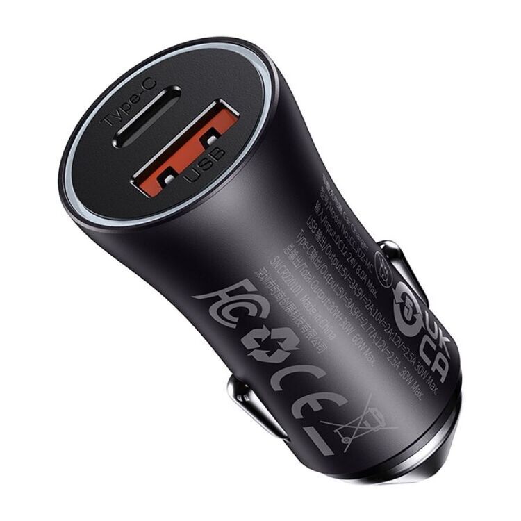 Incarcator auto Baseus CGJM000113 (Black)