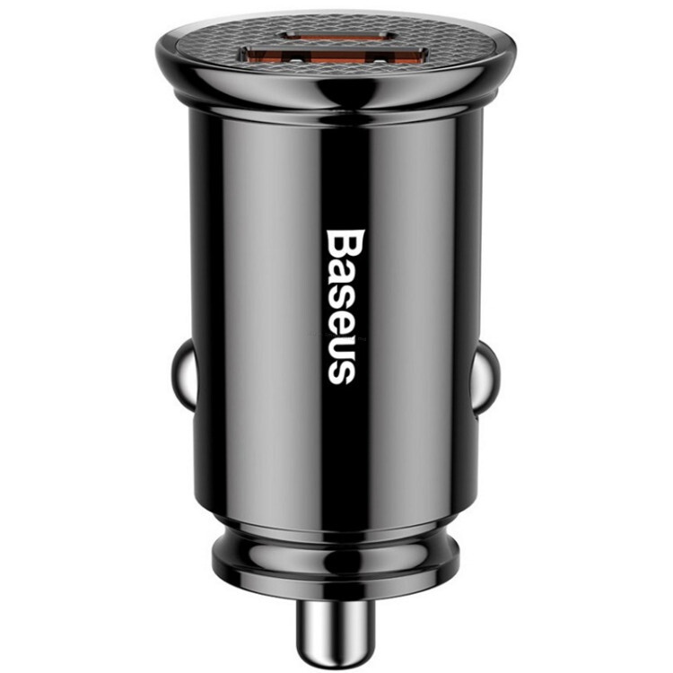 Автомобильное зарядное устройство Baseus Circular Plastic CCALL-YS01 (Black)