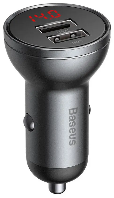 Автомобильное зарядное устройство Baseus Digital Display CCBX-0G (Gray)