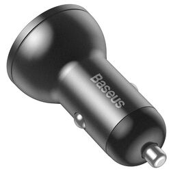 Автомобильное зарядное устройство Baseus Digital Display CCBX-0G (Gray) Thumb