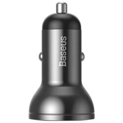 Автомобильное зарядное устройство Baseus Digital Display CCBX-0G (Gray) Thumb
