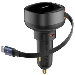 Автомобильное зарядное устройство Baseus Enjoyment Pro USB-C (Black) Thumb